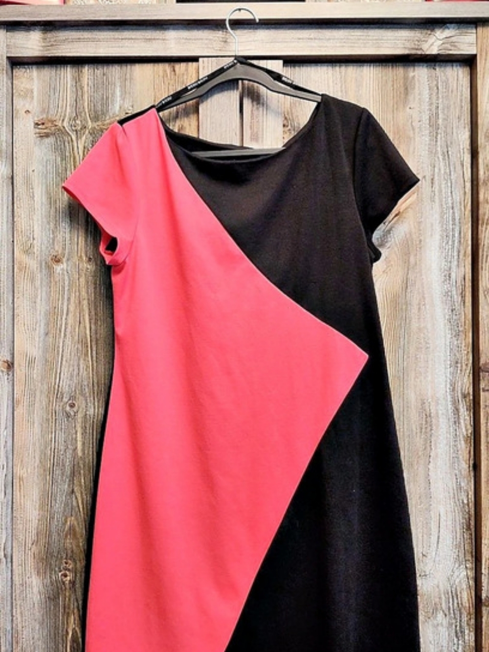 Bisou Color Block Mini Dress Size 16 Like New